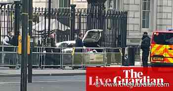Man arrested after car crashes into Downing Street gates – UK politics live