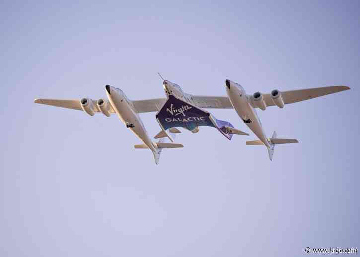 Virgin Galactic's Unity 25 reaches space after launch from New Mexico's Spaceport