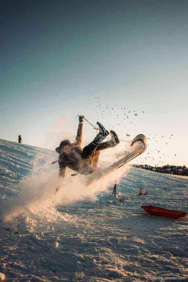 Teenagers Crash Hard After Sledding Illegally At Ski Resort