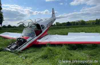 FW-RE: Notlandung eines Kleinflugzeugs - ein Verletzter