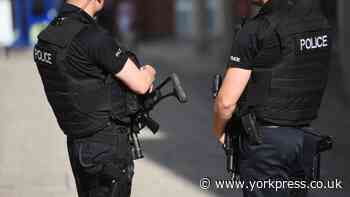 Armed police at incident in Malton