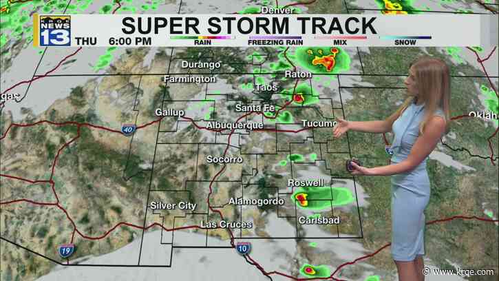 Increased storm threat in eastern New Mexico