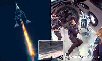 Richard Branson's Virgin Galactic successfully sends four people to space
