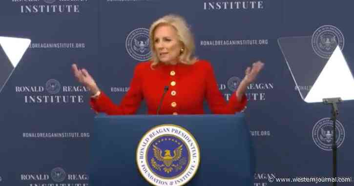 Watch: Jill Biden Humiliated After She Has Her Own 'Please Clap' Moment During Speech