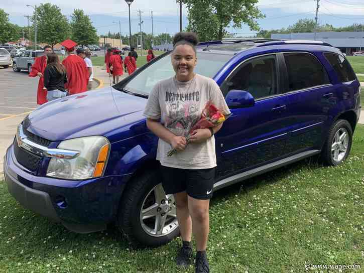 North Side High School student wins vehicle in end-of-year giveaway