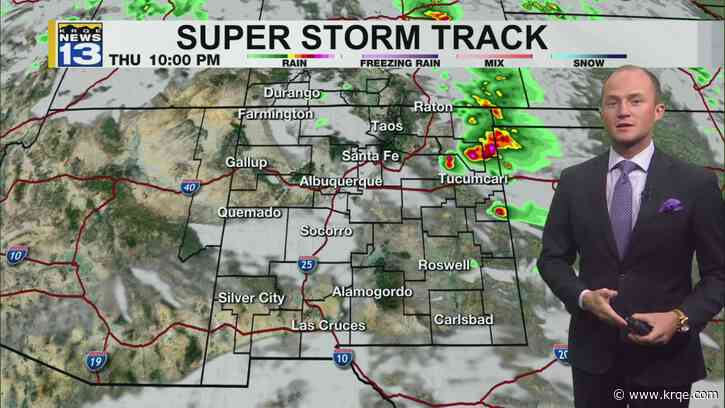 Severe storm threat continues in eastern New Mexico