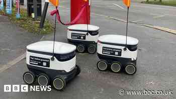 Wakefield robot grocery delivery service gets under way