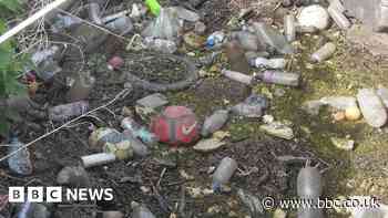 Harlow Council bemoans massive build-up of plastic river waste