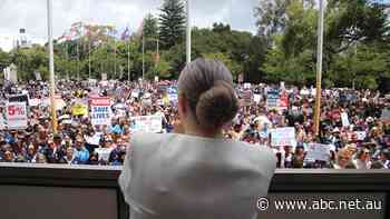 Nurses union fined less than 1 per cent of potential penalty over strike outside WA parliament