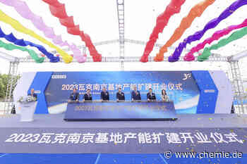 WACKER schließt erfolgreich Kapazitätsausbau für Dispersionen und Dispersionspulver in Nanjing ab