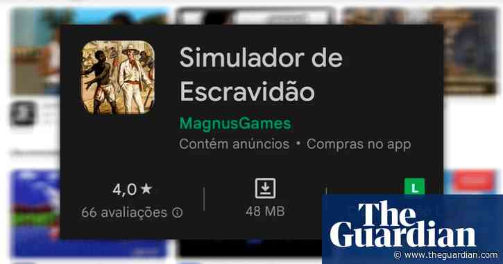‘A crime of hatred’: disgust over Brazilian mobile phone slavery game
