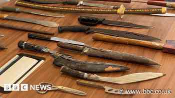 Police recover 470 knives in a week
