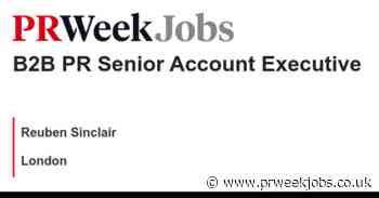 Reuben Sinclair: B2B PR Senior Account Executive