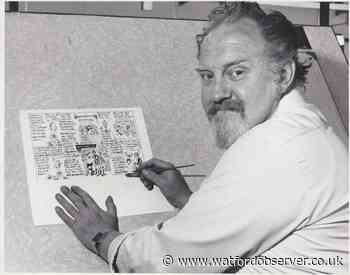Cartoonist Terry Challis one of 100 people who made Watford