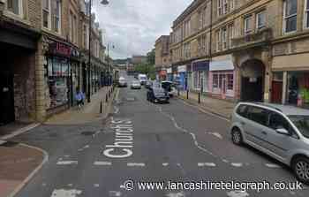 Police cordon off alleyway in Accrington after knife found