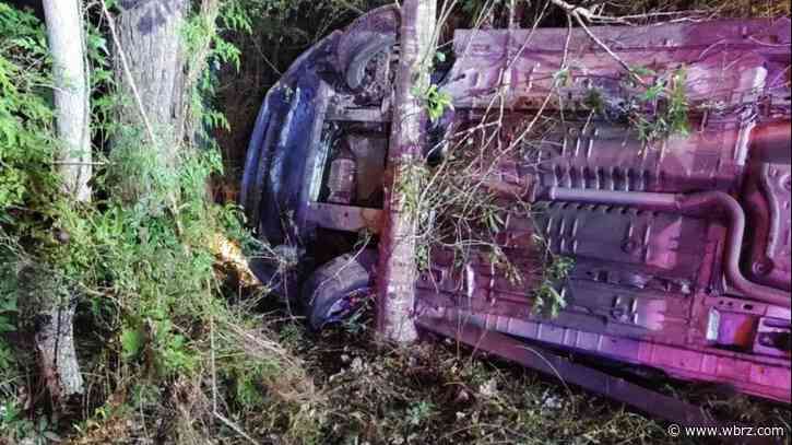 Driver pinned, trapped under car after crash on Greenwell Springs Rd. in Central; road closed in both directions Friday morning
