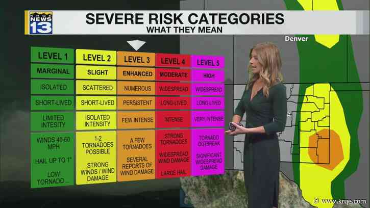 Severe storms Friday through Memorial Day weekend