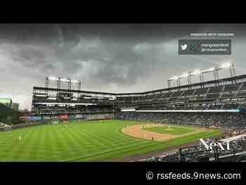 Meteorologist warns fans at lightning-prone Coors Field to stay safe