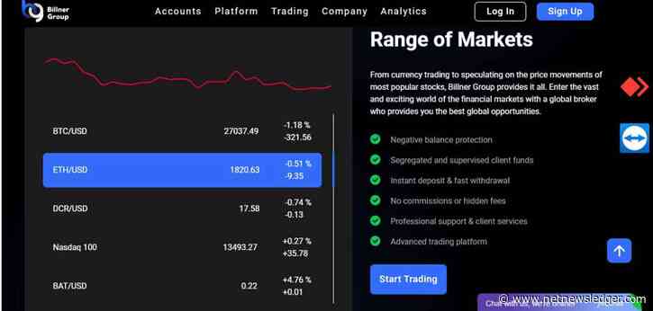 Billner Group Review: A platform for trading with digital currencies