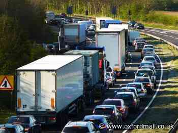 A34 crash near Oxford causing severe delays