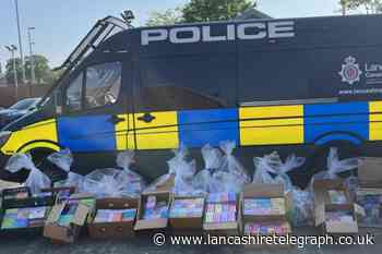 Around £65,000 of illegal vapes seized from Burnley shops