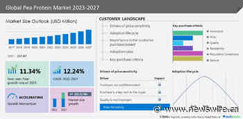 Pea Protein Market size is set to grow by USD 203.32 million from 2022-to 2027; The high nutrient profile of pea protein and rapid product expansion boost the market growth - Technavio
