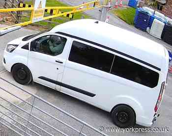 Police search for driver of van after crash at Lumby Nurseries, Selby