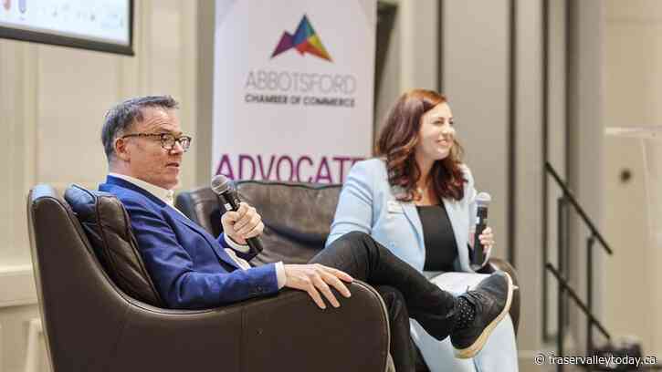 Kevin Falcon pushes for widening of Hwy. 1 to Chilliwack during visit to Abbotsford