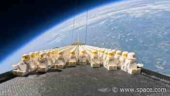 Watch 1,000 Lego astronauts fly near the edge of space (video)