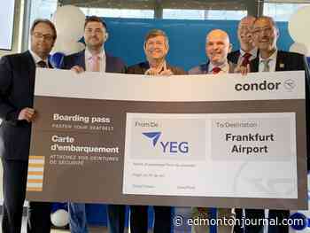 Condor air takes flight with first YEG arrival from Frankfurt