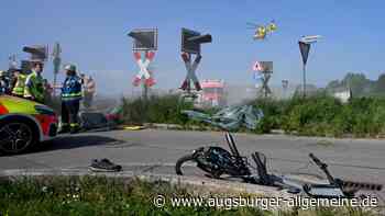 Unfall am Bahnübergang Gerlenhofen: 77-jähriger Radfahrer von Zug erfasst