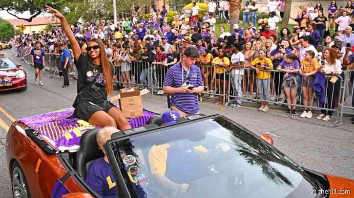 Watch live: Biden welcomes LSU women's basketball team to the White House