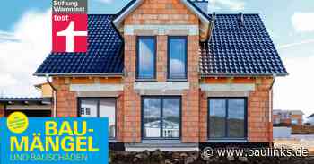 Neuer Ratgeber der Stiftung Warentest: Baumängel und Bauschäden rechtzeitig erkennen, reklamieren und beseitigen