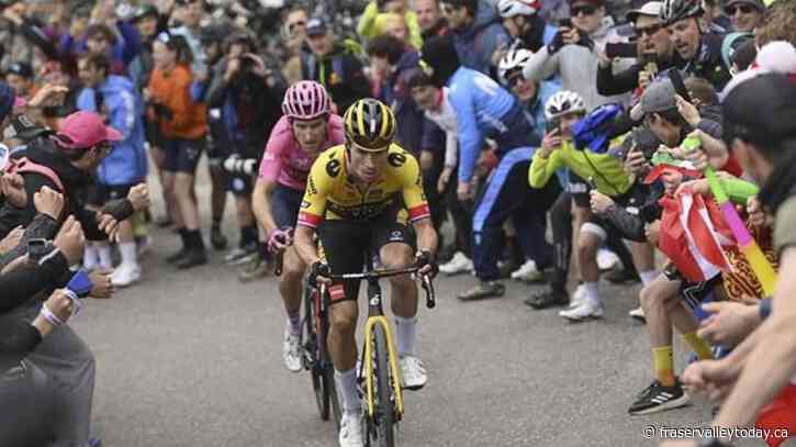 Canadian Derk Gee finishes second for fourth time at Giro d;italia