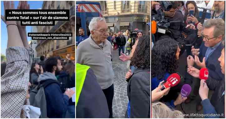 Ambientalisti manifestano fuori dall’assemblea Total a Parigi e gli azionisti insultano l’europarlamentare Aubry: “Mer** e parassiti”
