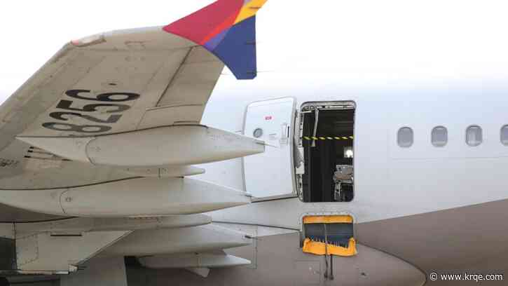 Passenger opens airplane door mid-flight; 12 slightly hurt