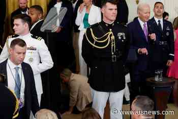 Championship Women's College Basketball Player Faints, Wheeled Out at White House Event
