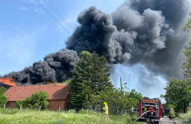POL-NB: Scheunenbrand in 17153 Kittendorf (LK Mecklenburgische Seenplatte)