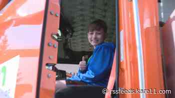 Osseo students meet snowplow they helped name during MnDOT contest