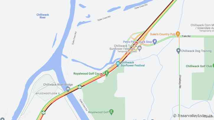 Hwy. 1 traffic impacted by accident near Yale Road, exit 109, at 3:10 p.m. Friday