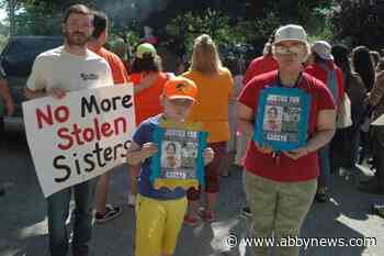 Group demands justice for late Indigenous teen with protest outside Cowichan RCMP detachment