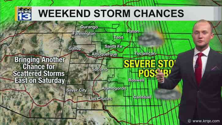 Storm chances continue through Memorial Day weekend