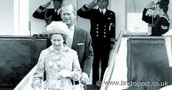Amazing pictures of the day Portbury Dock became 'royal'