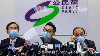 Pro-demokratische Partei in Hongkong gibt Auflösung bekannt
