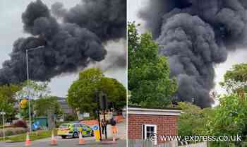 Monster blaze and 'explosions' erupt just metres from Essex homes with residents evacuated