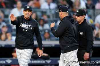 Yankees' Aaron Boone Returns From 1-Game Suspension, Hopes to Avoid Crossing Line With Umps