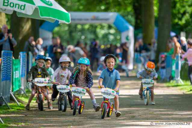 Grote opkomst voor BK loopfietsen in Turnhout: lachende kindjes,  Jumbo Visma-truitjes en af en toe een schattige valpartij