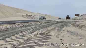'Hopefully it clears out' | North Carolina crews clearing Outer Banks highway ahead of inclement weather