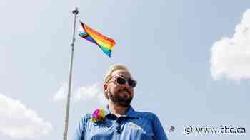Pride flag raised at ceremony near Manitoba Legislative Building