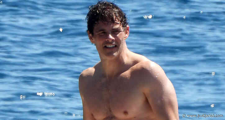 James Marsden Shows Off Fit Physique Going Shirtless in South of France
